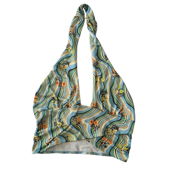 NWT | URBAN OUTFITTERS | CUT-OUT CROP HALTER TOP | SIZE MEDIUM - Picture 2 of 8